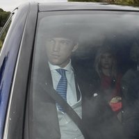 Isabella y Juan Ruiz de Rato llegando a la boda de su hermana Alejandra Ruiz de Rato