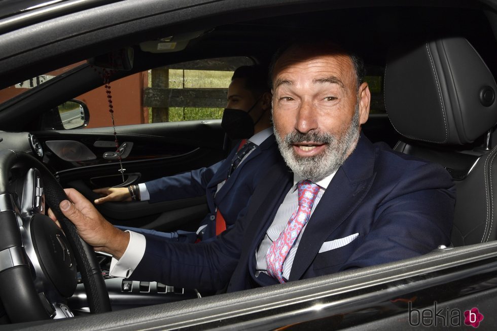 Pepín Liria en la boda de Alejandra Ruiz de Rato y Ernesto de Novales