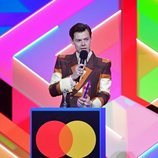 Harry Styles agradece su premio en los Brit Awards 2021