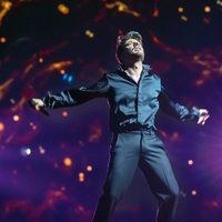 Blas Cantó durante su primer ensayo en Rotterdam para Eurovisión 2021