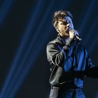 Blas Cantó es fotografiado durante el primer ensayo de Eurovisión 2021