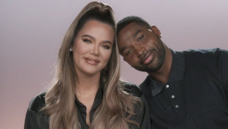 Khloé Kardashian y Tristan Thompson en la temporada 20 de 'Keeping Up With The Kardashians'