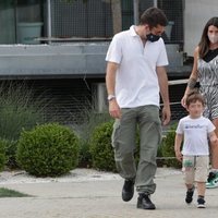 Benji Aparicio, Laura Matamoros y su hijo Matías juntos por Madrid