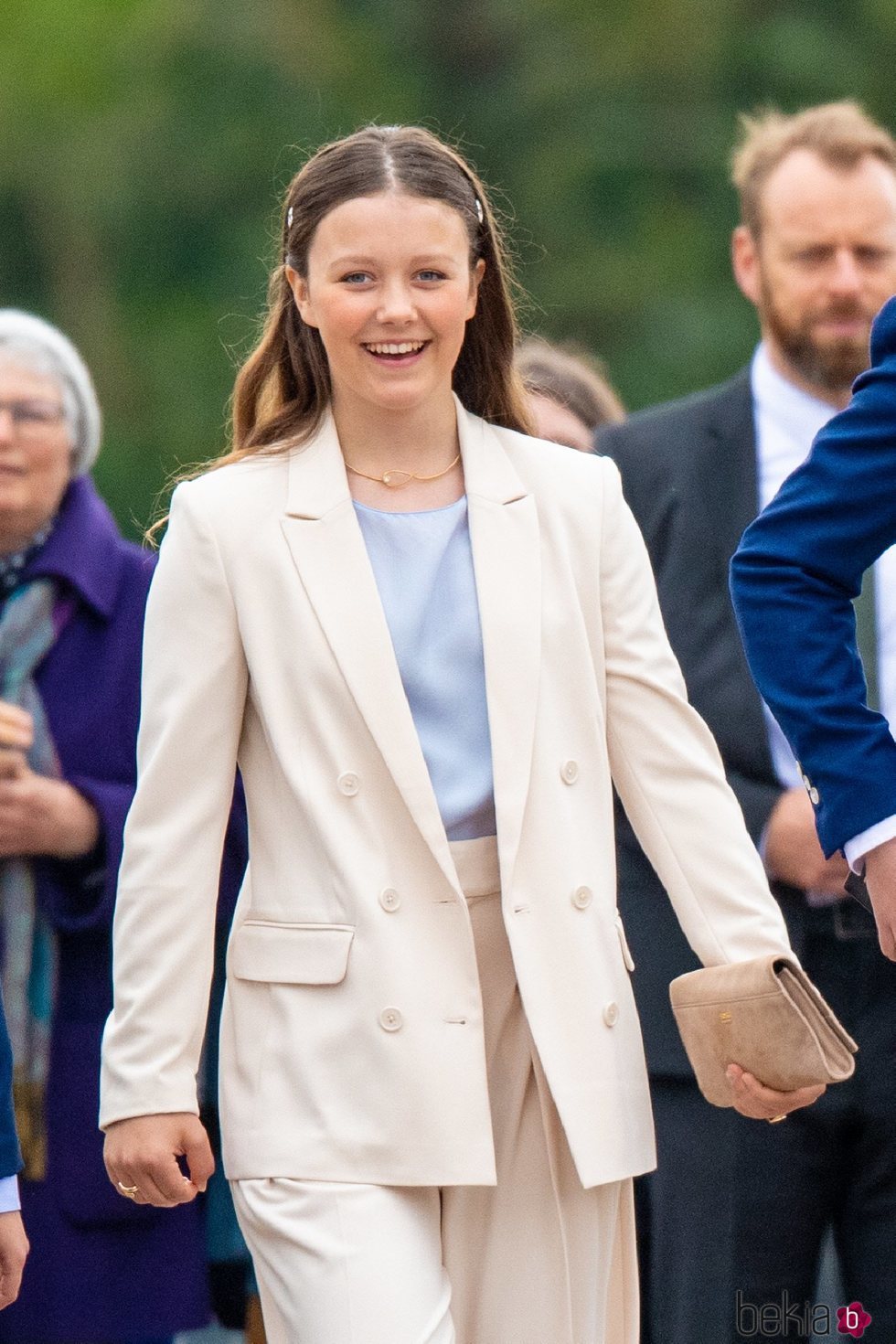 Isabel de Dinamarca en la Confirmación de Christian de Dinamarca