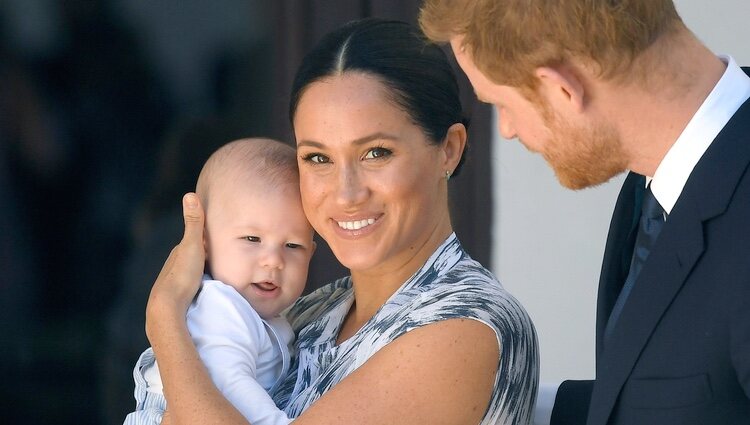 El Príncipe Harry y Meghan Markle con su hijo Archie en Sudáfrica