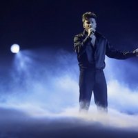 Blas Cantó actuando en el Festival de Eurovision 2021