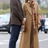 El Príncipe Guillermo y Kate Middleton en la inauguración de un hospital en Escocia