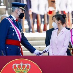 Los Reyes Felipe y Letizia presiden el Día de las Fuerzas Armadas 2021 en Madrid