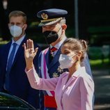 Los Reyes Felipe y Letizia presidiendo el Día de las Fuerzas Armadas 2021 en Madrid