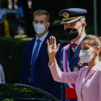 Los Reyes Felipe y Letizia presidiendo el Día de las Fuerzas Armadas 2021 en Madrid