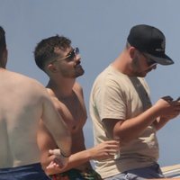 Jesús Sánchez ('La isla de las tentaciones') en un yate en Ibiza