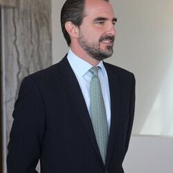 Nicolás de Grecia en una cena de ELIZA Society en Atenas