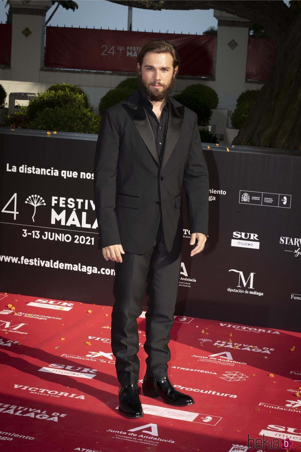 Carlos Cuevas en la gala de inauguración del Festival de Málaga 2021