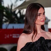 Paz Vega, feliz en la alfombra roja del Festival de Málaga 2021