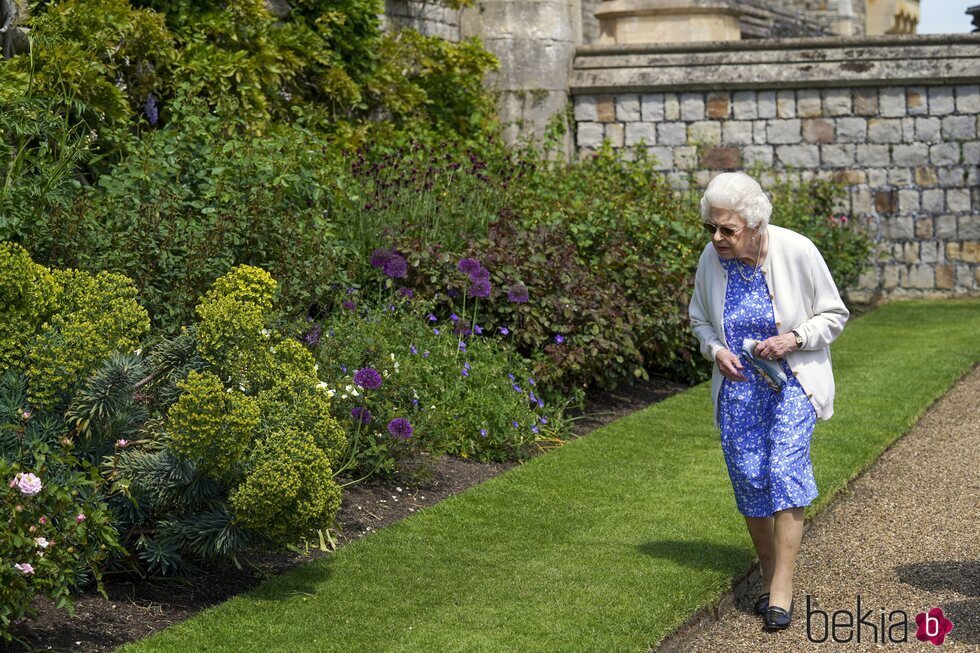 La Reina Isabel en el homenaje al Duque de Edimburgo por el que hubiera sido su centenario