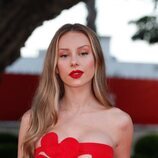 Ester Expósito posando en la alfombra roja del Festival de Málaga 2021