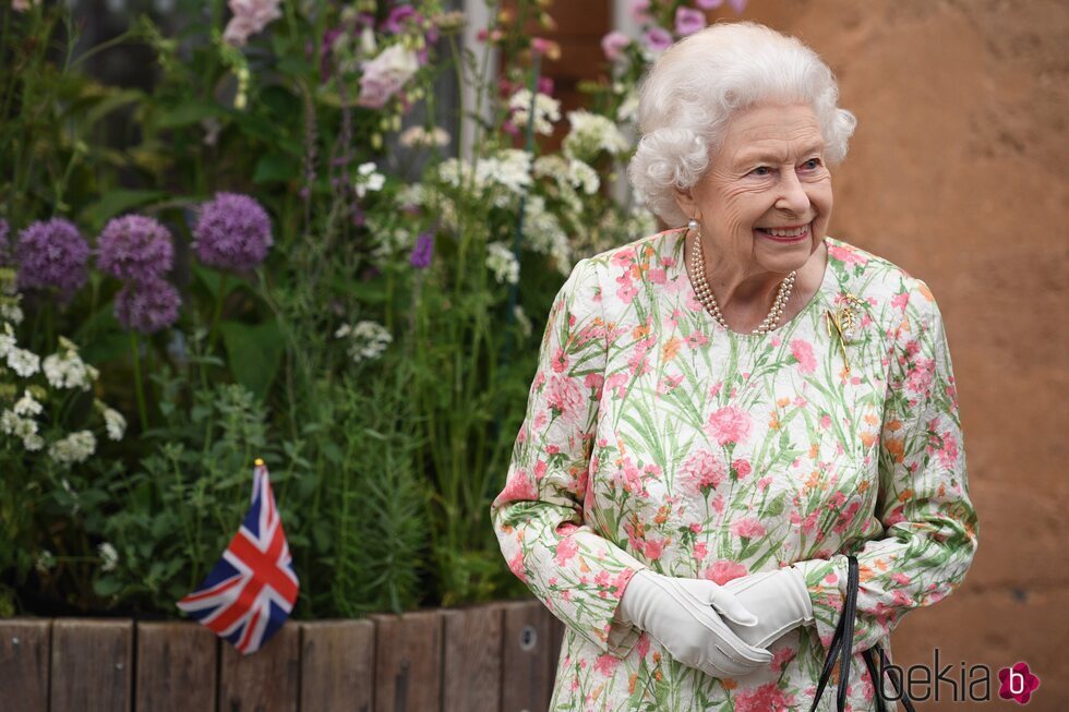 La Reina Isabel en la cumbre del G7 en Cornualles