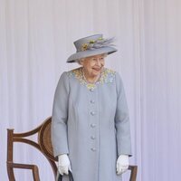 La Reina Isabel en Trooping the Colour 2021 en Windsor Castle