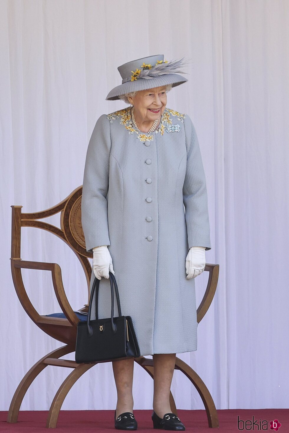 La Reina Isabel en Trooping the Colour 2021 en Windsor Castle