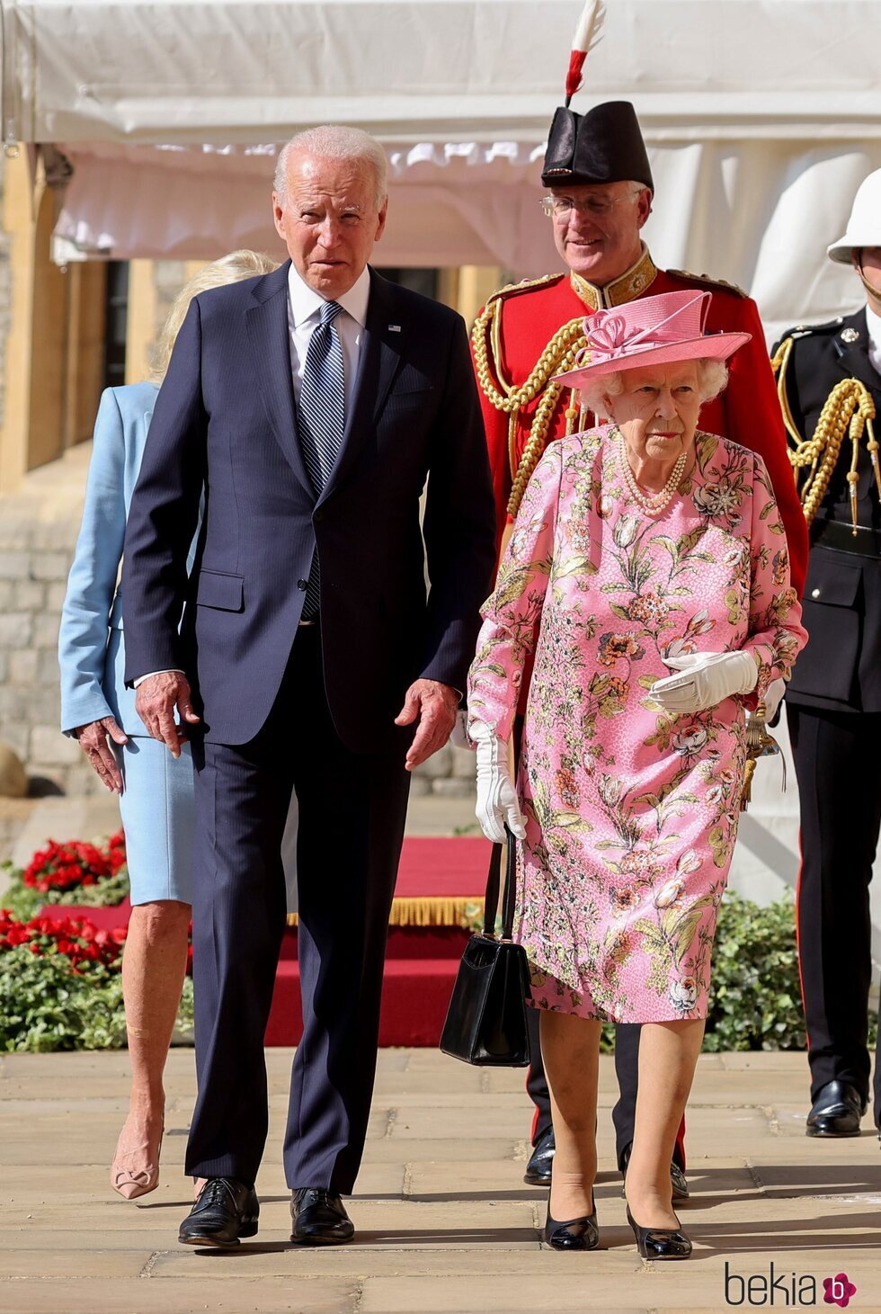 La Reina Isabel y Joe Biden en Windsor Castle