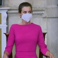 La Reina Letizia y la Infanta Sofía en la imposición de condecoraciones de la Orden del Mérito Civil 2021