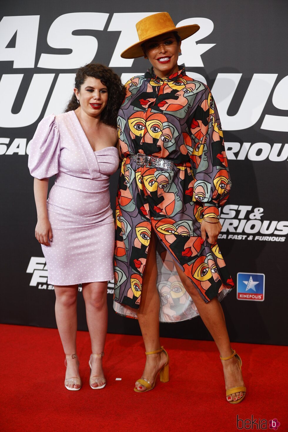 Carla Vigo debuta en el photocall de 'Fast & Furious 9' junto a Amor Romeira