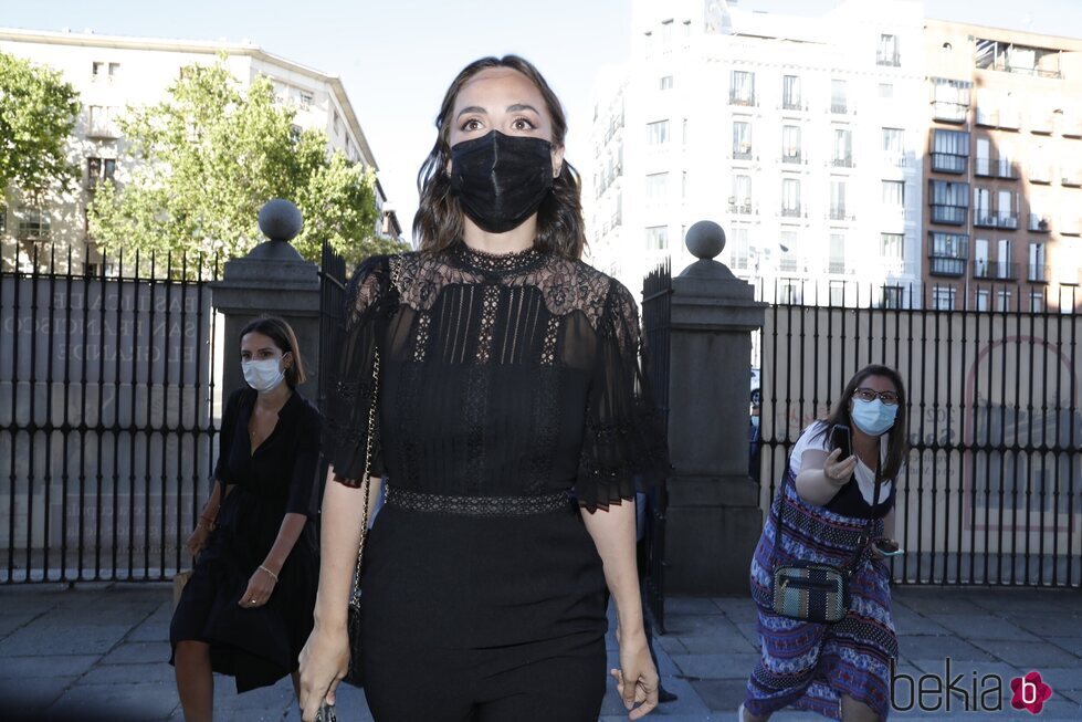 Tamara Falcó en la misa funeral de Carlos Falcó