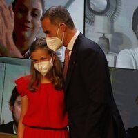 El Rey Felipe y la Princesa Leonor en los Premios Princesa de Girona 2020 y 2021