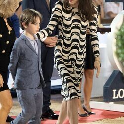 Carlota Casiraghi y Raphaël Elmaleh en el Concurso de Saltos de Monte-Carlo 2021