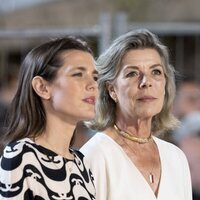 Carlota Casiraghi y Carolina de Mónaco en el Concurso de Saltos de Monte-Carlo 2021