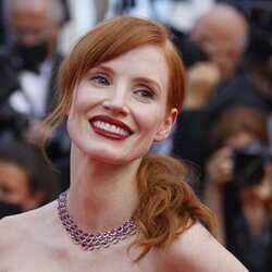 Jessica Chastain en la alfombra roja del Festival de Cannes 2021