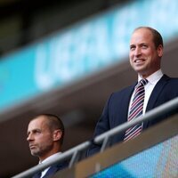 El Príncipe Guillermo en el partido entre Inglaterra y Dinamarca en la semifinal de la Eurocopa 2020