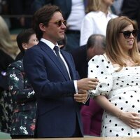 Beatriz de York presume de embarazo junto a Edoardo Mapelli Mozzi en Wimbledon 2021