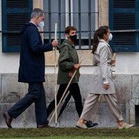 Los Reyes Felipe y Letizia en la ceremonia de apertura del Año Jacobeo 2021