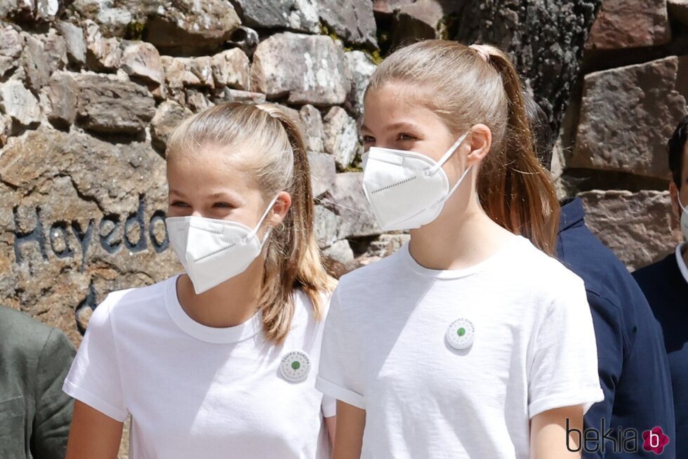 La Princesa Leonor y la Infanta Sofía acuden al acto del programa europeo #UNÁRBOLPOREUROPA en el Hayedo de Montejo