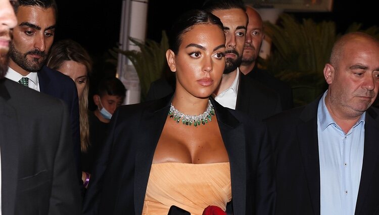 Georgina Rodríguez en la fiesta de Chopard del Festival de Cannes 2021