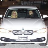 Britney Spears y Sam Asghari en su coche