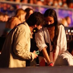 Victoria Federica y Jorge Bárcenas en el concierto de Nicky Jam en el Starlite Festival 2021