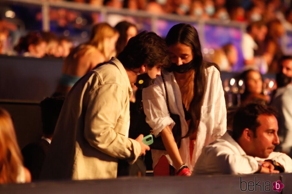 Victoria Federica y Jorge Bárcenas en el concierto de Nicky Jam en el Starlite Festival 2021