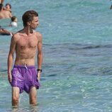 Christian de Hannover con el torso desnudo en Formentera