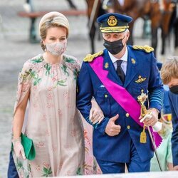 Felipe y Matilde de Bélgica en el Día Nacional de Bélgica 2021