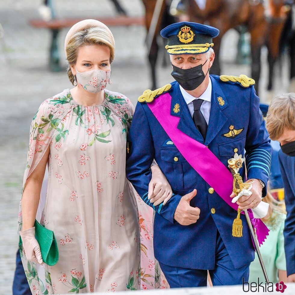 Felipe y Matilde de Bélgica en el Día Nacional de Bélgica 2021