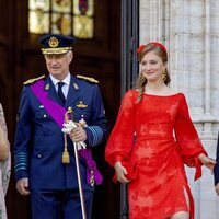 Felipe de Bélgica e Isabel de Bélgica en el Día Nacional de Bélgica 2021