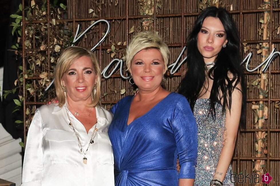 Terelu Campos, Carmen Borrego y Alejandra Rubio en un evento