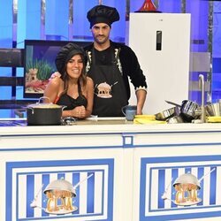 Isa Pantoja y Asraf Beno en 'La última cena'