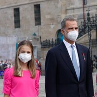 La Princesa Leonor y el Rey Felipe en la Ofrenda al Apóstol el Día de Santiago 2021