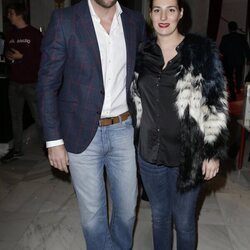 Eugenia Osborne y Juan Melgarejo durante la presentación del disco 'Crooner' en Madrid