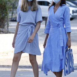 La Reina Letizia y la Princesa Leonor en la Serra de Tramuntana