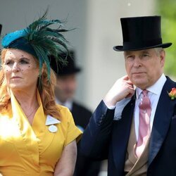 El Príncipe Andrés y Sarah Ferguson en la celebración de Ascot 2019