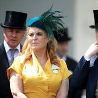 El Príncipe Andrés y Sarah Ferguson en la celebración de Ascot 2019